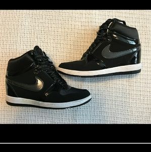 Nike force wedge sneakers